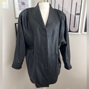 Women's Black Leather Jacket